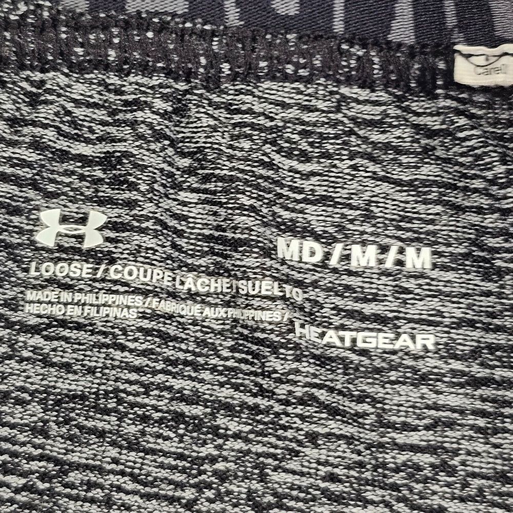 Under Armour Activewear Pants Mens Size Medium‎ Heatgear Sportstyle Gray Black - Picture 7 of 12